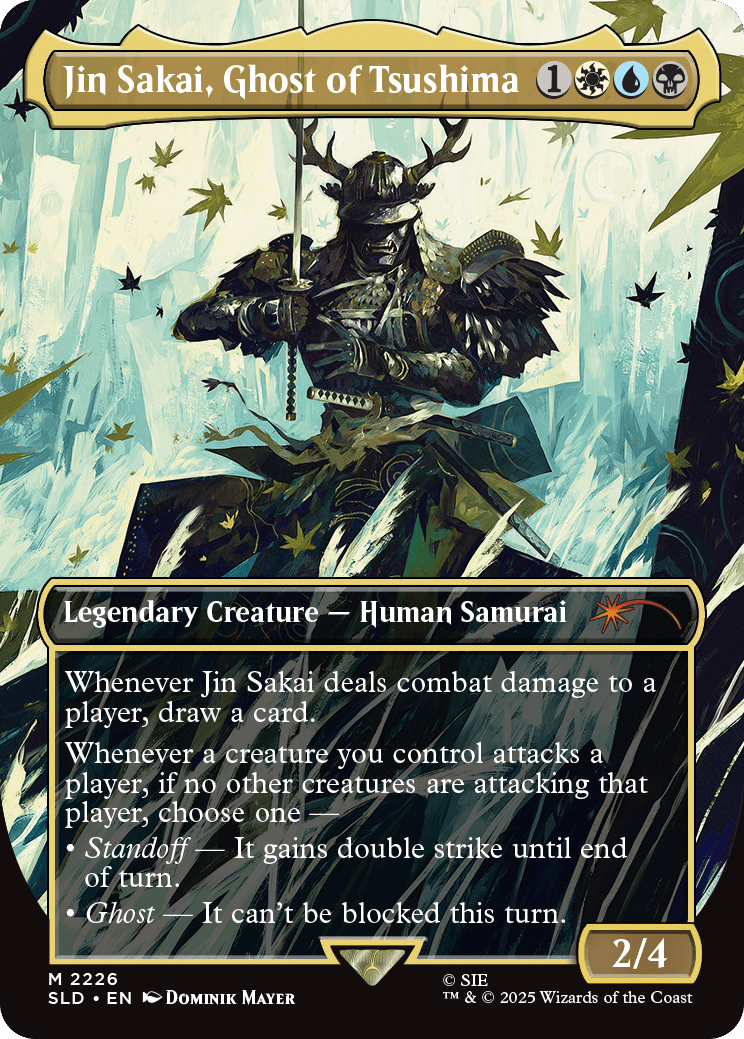 MTG SECRET LAIR PLAYSTATION SUPER DROP GHOSTS OF TSUSHIMA: SHADOW SAMURAI REGULAR (10/120) Cards Magic: The Gathering  | Multizone: Comics And Games