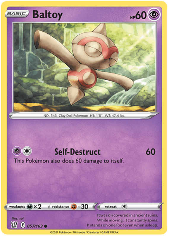 Baltoy (057/163) [Sword & Shield: Battle Styles] Pokemon Single Pokémon  | Multizone: Comics And Games