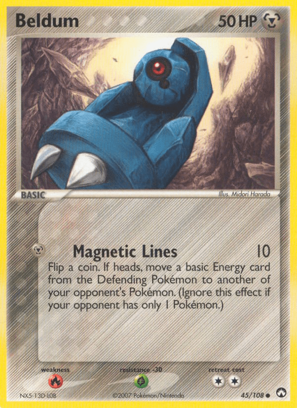 Beldum (45/108) [EX: Power Keepers] Pokemon Single Pokémon  | Multizone: Comics And Games