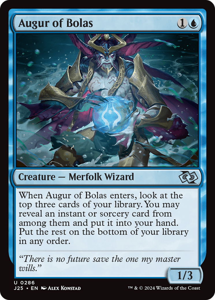 Augur of Bolas [Foundations Jumpstart] MTG Single Magic: The Gathering  | Multizone: Comics And Games