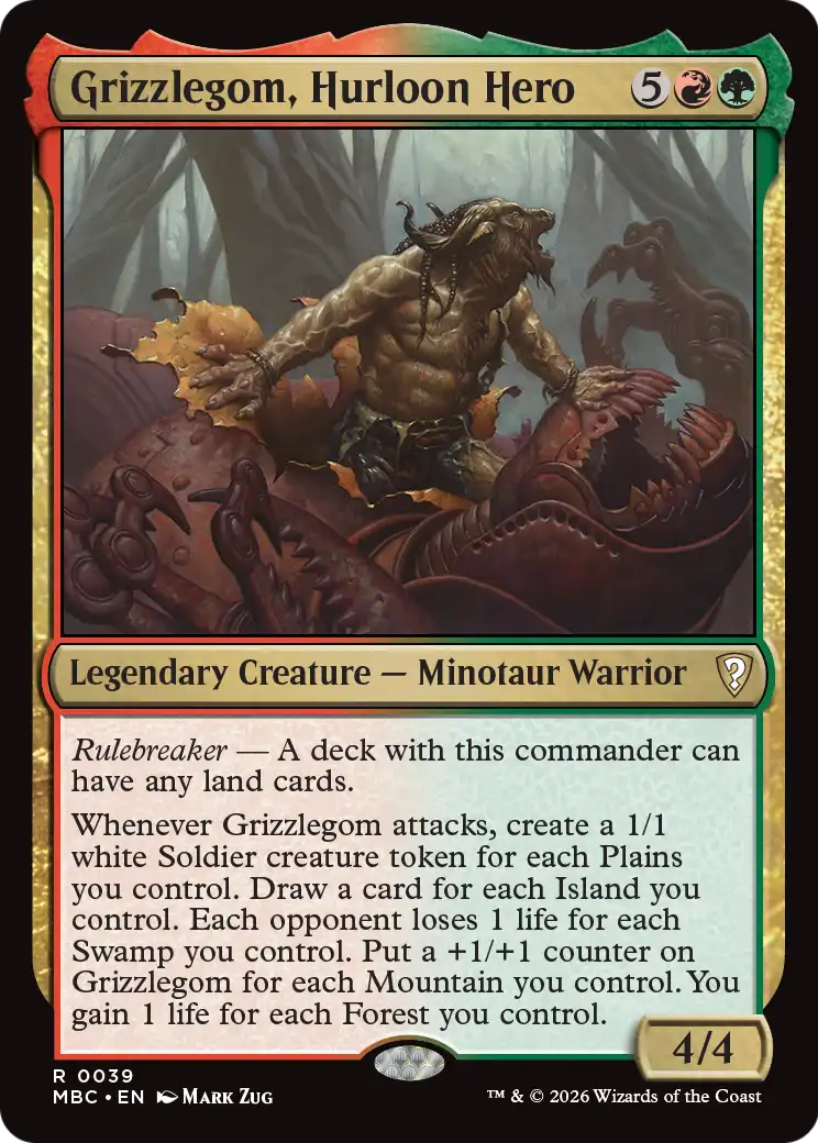 Grizzlegom, Hurloon Hero [Mystery Booster: Commander Edition] | Multizone: Comics And Games
