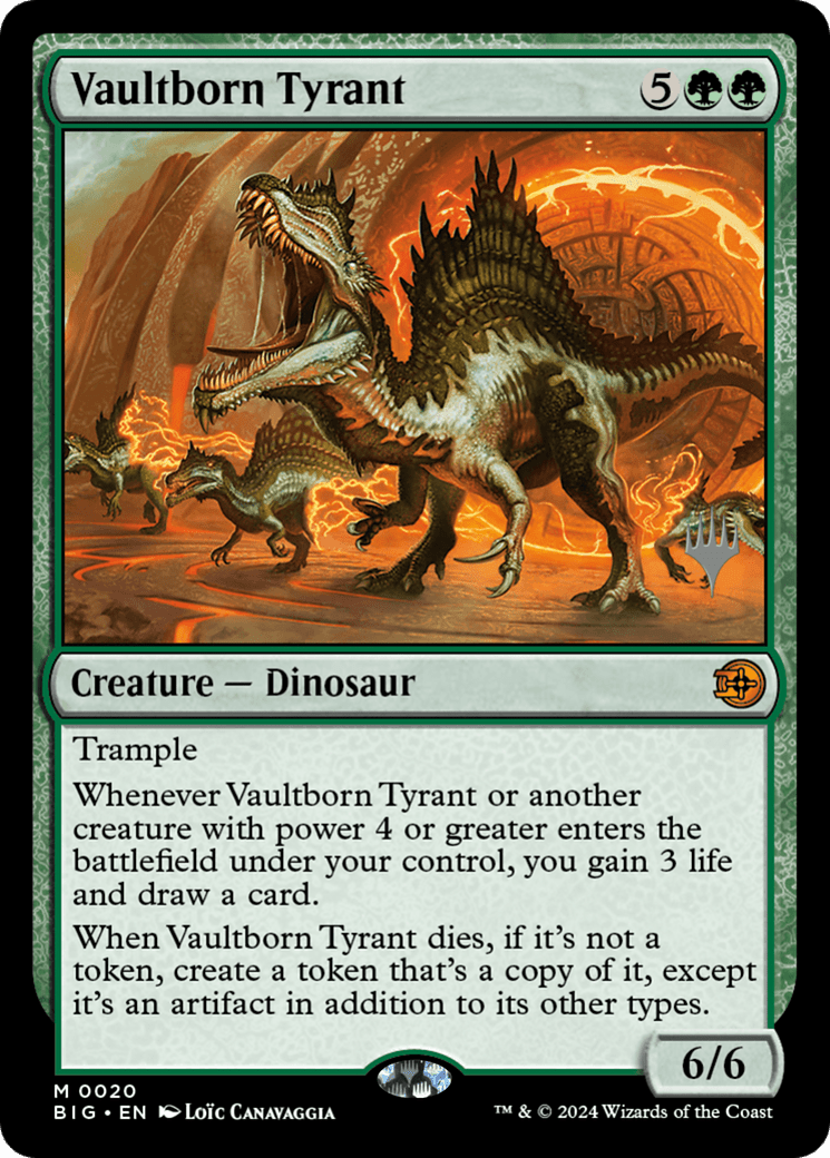 Vaultborn Tyrant [Lorwyn Eclipsed Promos] MTG Single Magic: The Gathering  | Multizone: Comics And Games