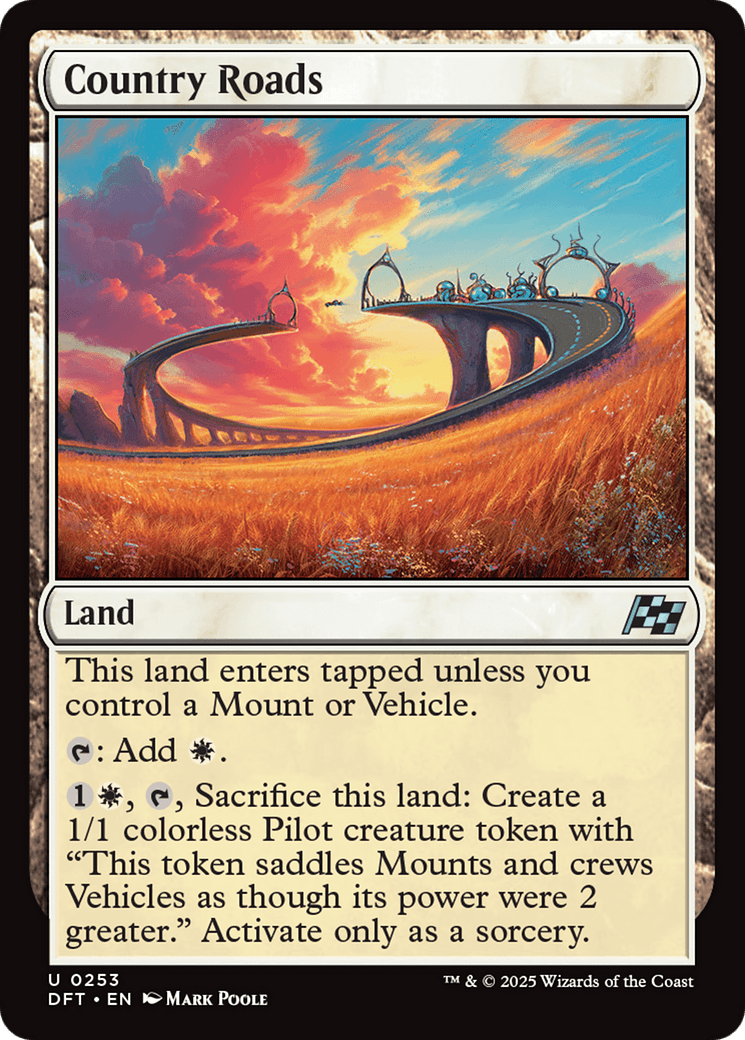 Country Roads [Aetherdrift] MTG Single Magic: The Gathering  | Multizone: Comics And Games