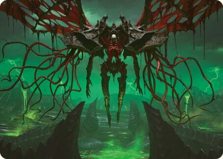 Archfiend of the Dross Art Card [Phyrexia: All Will Be One Art Series] MTG Single Magic: The Gathering  | Multizone: Comics And Games