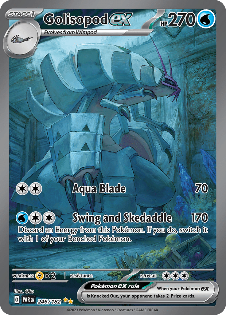 Golisopod ex (246/182) [Scarlet & Violet: Paradox Rift] Pokemon Single Pokémon  | Multizone: Comics And Games