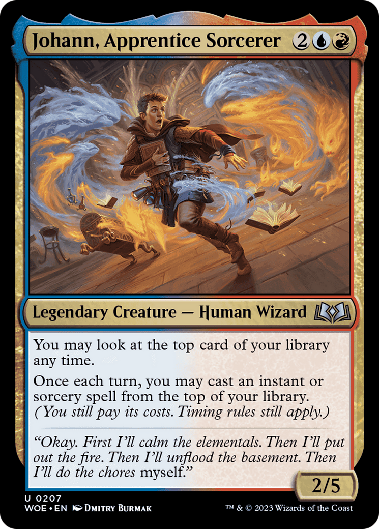 Johann, Apprentice Sorcerer [Wilds of Eldraine] MTG Single Magic: The Gathering  | Multizone: Comics And Games