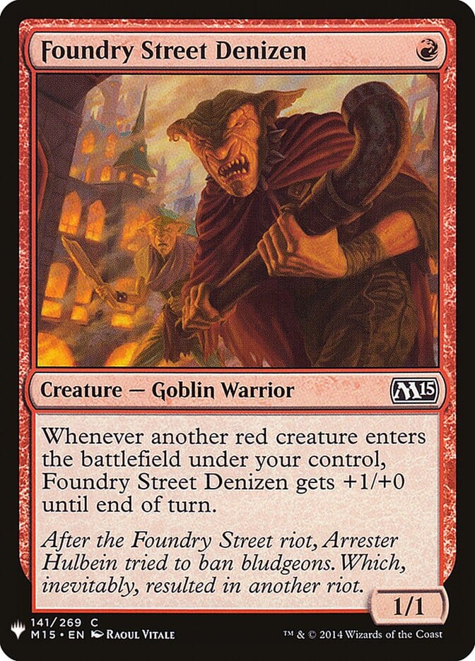 Foundry Street Denizen [Mystery Booster] MTG Single Magic: The Gathering  | Multizone: Comics And Games
