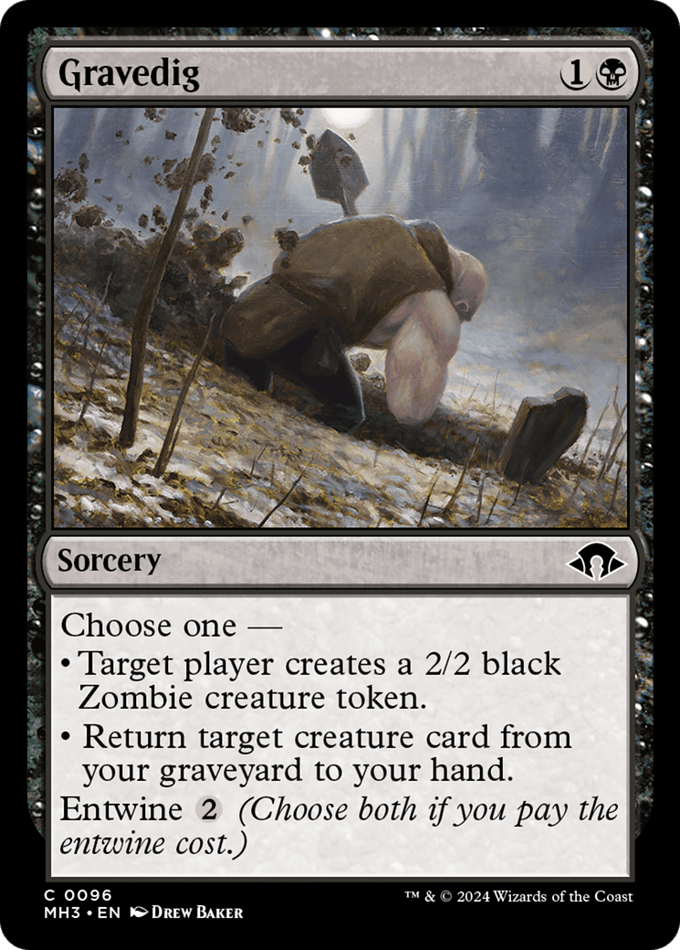 Gravedig [Modern Horizons 3] MTG Single Magic: The Gathering  | Multizone: Comics And Games