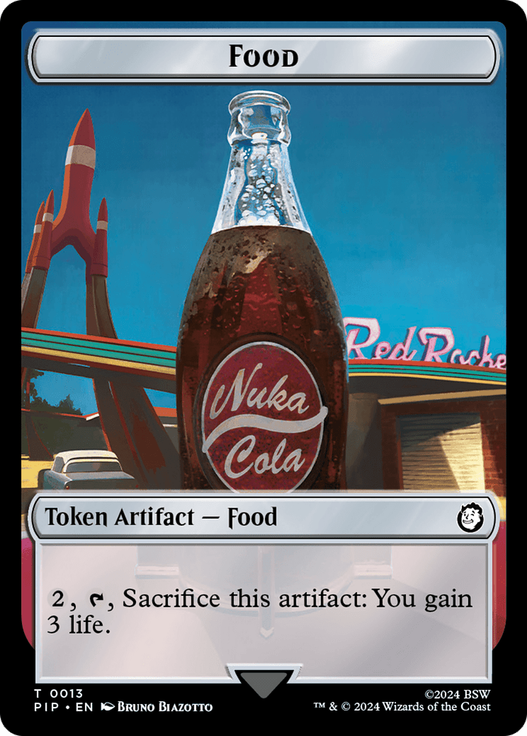 Food (0013) // Soldier (0004) Double-Sided Token [Fallout Tokens] MTG Single Magic: The Gathering  | Multizone: Comics And Games