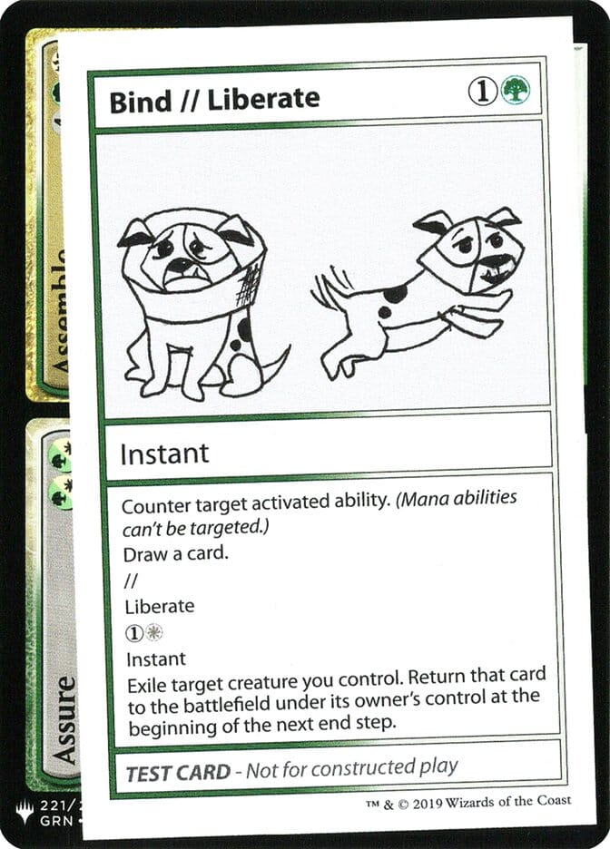 Bind // Liberate [Mystery Booster Playtest Cards] MTG Single Magic: The Gathering  | Multizone: Comics And Games