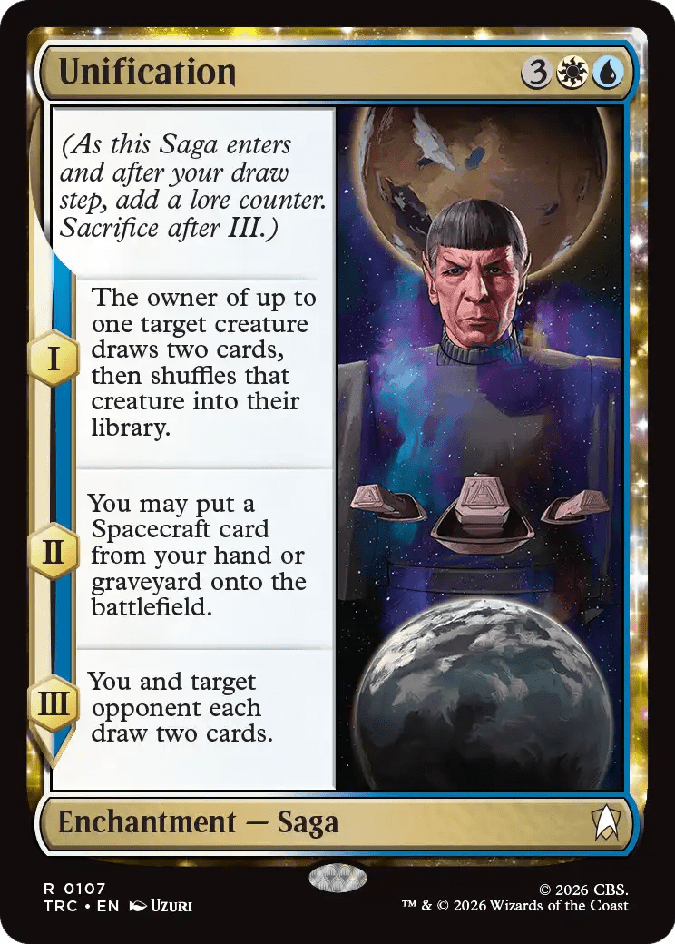Unification [Star Trek Commander] MTG Single Magic: The Gathering  | Multizone: Comics And Games