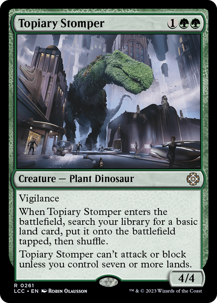 Topiary Stomper [The Lost Caverns of Ixalan Commander] MTG Single Magic: The Gathering  | Multizone: Comics And Games