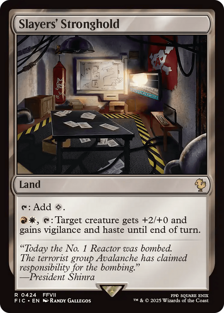 Slayers' Stronghold [FINAL FANTASY Commander] MTG Single Magic: The Gathering  | Multizone: Comics And Games