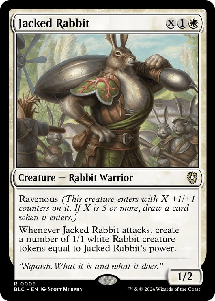 Jacked Rabbit [Bloomburrow Commander] MTG Single Magic: The Gathering  | Multizone: Comics And Games