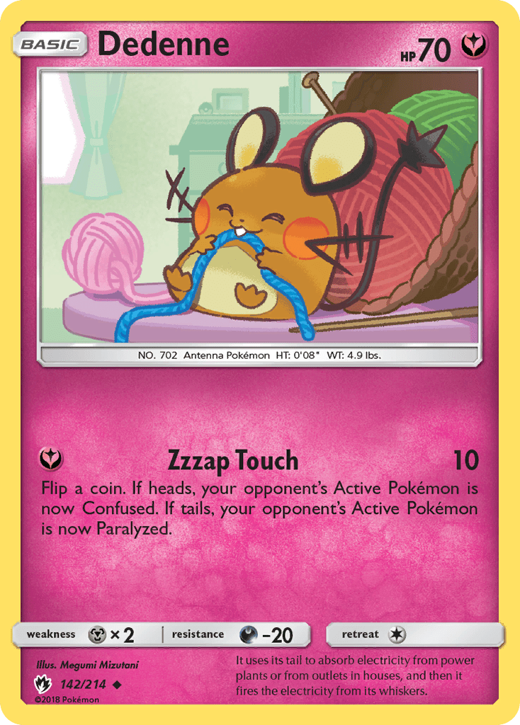 Dedenne (142/214) [Sun & Moon: Lost Thunder] Pokemon Single Pokémon  | Multizone: Comics And Games