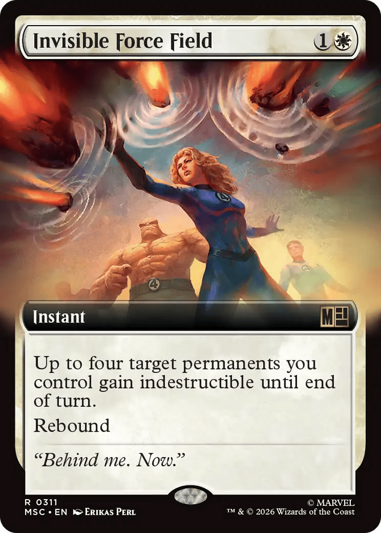 Invisible Force Field (Extended Art) [Marvel Super Heroes Commander] | Multizone: Comics And Games