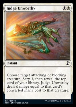 Judge Unworthy [Time Spiral Remastered] MTG Single Magic: The Gathering  | Multizone: Comics And Games