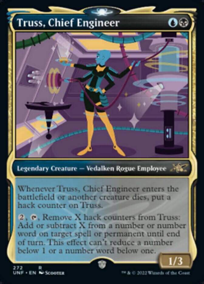 Truss, Chief Engineer (Showcase) [Unfinity] MTG Single Magic: The Gathering  | Multizone: Comics And Games