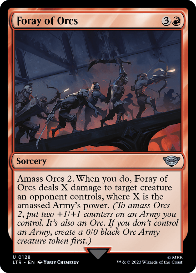 Foray of Orcs [The Lord of the Rings: Tales of Middle-Earth] MTG Single Magic: The Gathering  | Multizone: Comics And Games