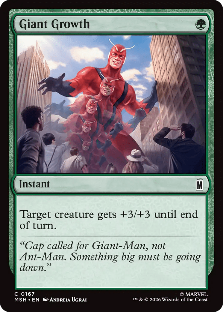 Giant Growth [Marvel Super Heroes] MTG Single Magic: The Gathering  | Multizone: Comics And Games