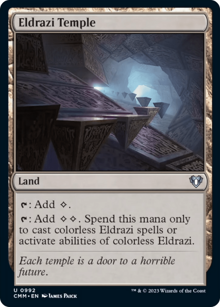 Eldrazi Temple [Commander Masters] MTG Single Magic: The Gathering  | Multizone: Comics And Games