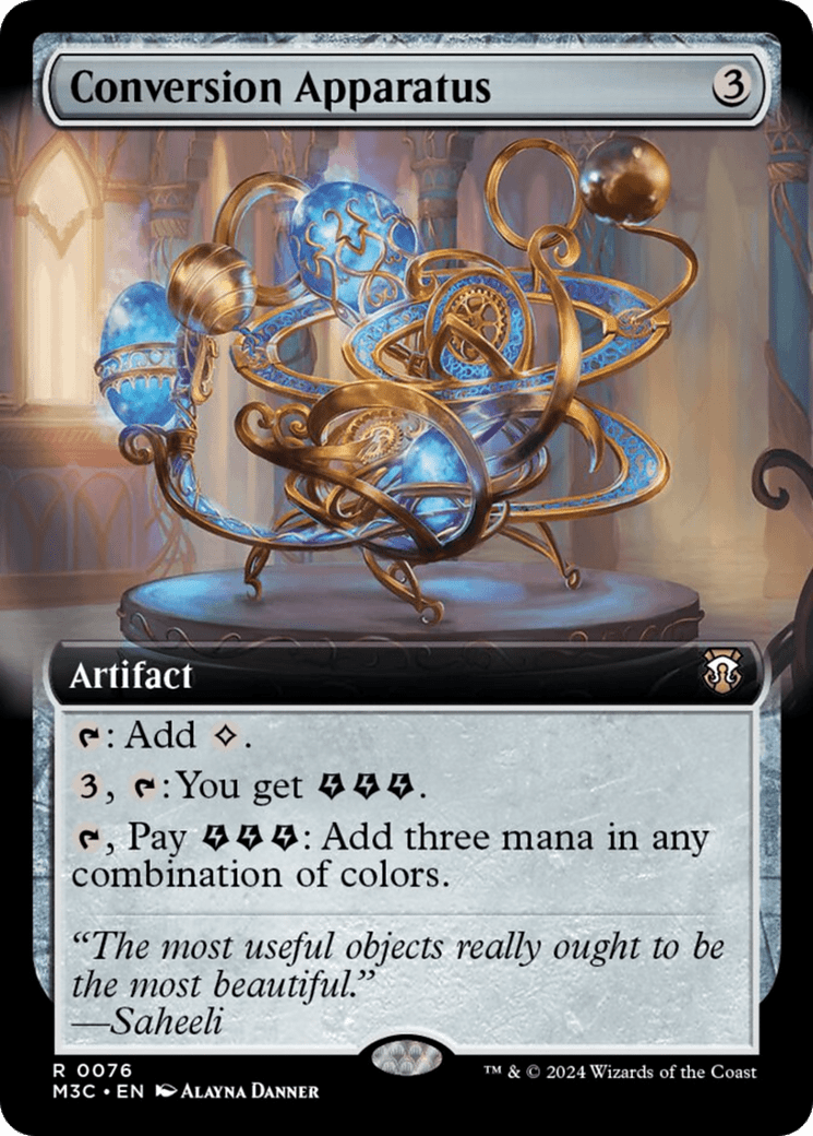 Conversion Apparatus (Extended Art) [Modern Horizons 3 Commander] MTG Single Magic: The Gathering  | Multizone: Comics And Games