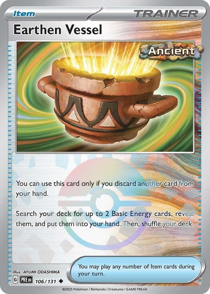 Earthen Vessel (106/131) (Poke Ball Pattern) [Scarlet & Violet: Prismatic Evolutions] Pokemon Single Pokémon  | Multizone: Comics And Games