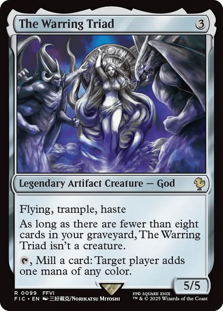 The Warring Triad [FINAL FANTASY Commander] MTG Single Magic: The Gathering  | Multizone: Comics And Games