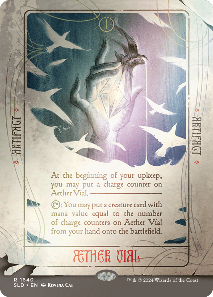 Aether Vial (Rainbow Foil) [Secret Lair Drop Series] MTG Single Magic: The Gathering  | Multizone: Comics And Games