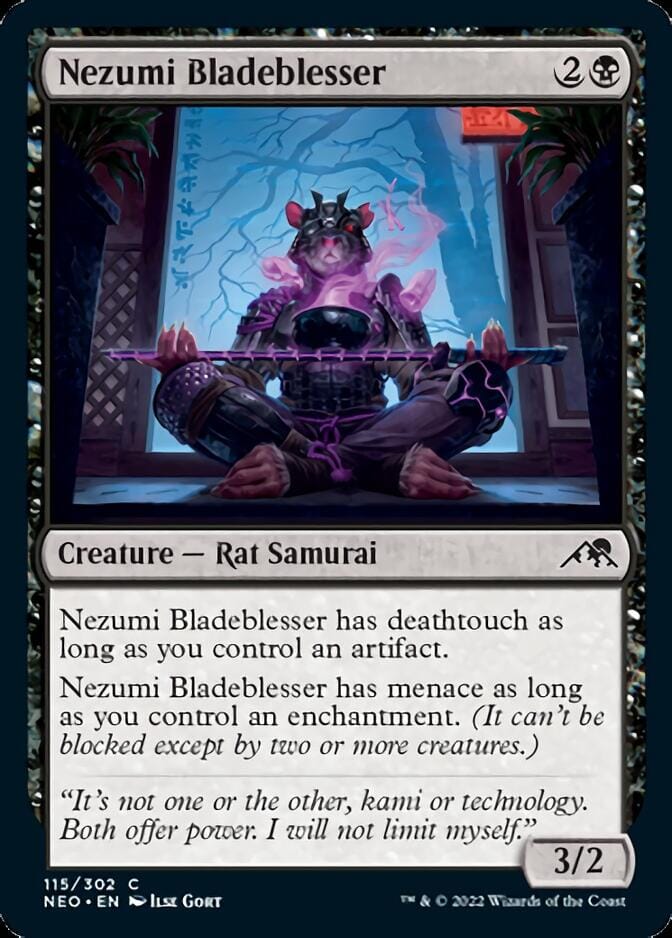 Nezumi Bladeblesser [Kamigawa: Neon Dynasty] MTG Single Magic: The Gathering  | Multizone: Comics And Games