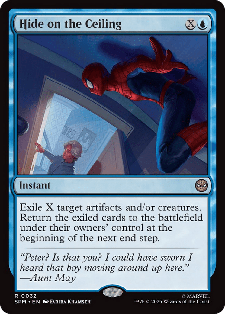 Hide on the Ceiling [Marvel's Spider-Man] MTG Single Magic: The Gathering  | Multizone: Comics And Games