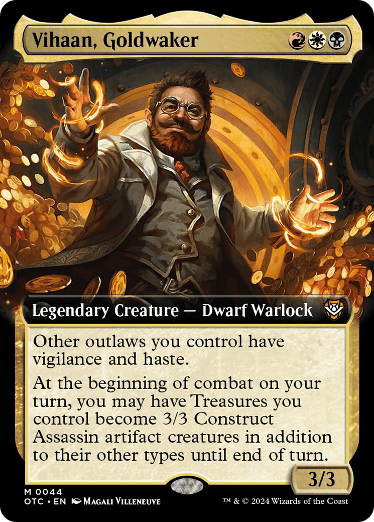 Vihaan, Goldwaker (Extended Art) [Outlaws of Thunder Junction Commander] MTG Single Magic: The Gathering  | Multizone: Comics And Games