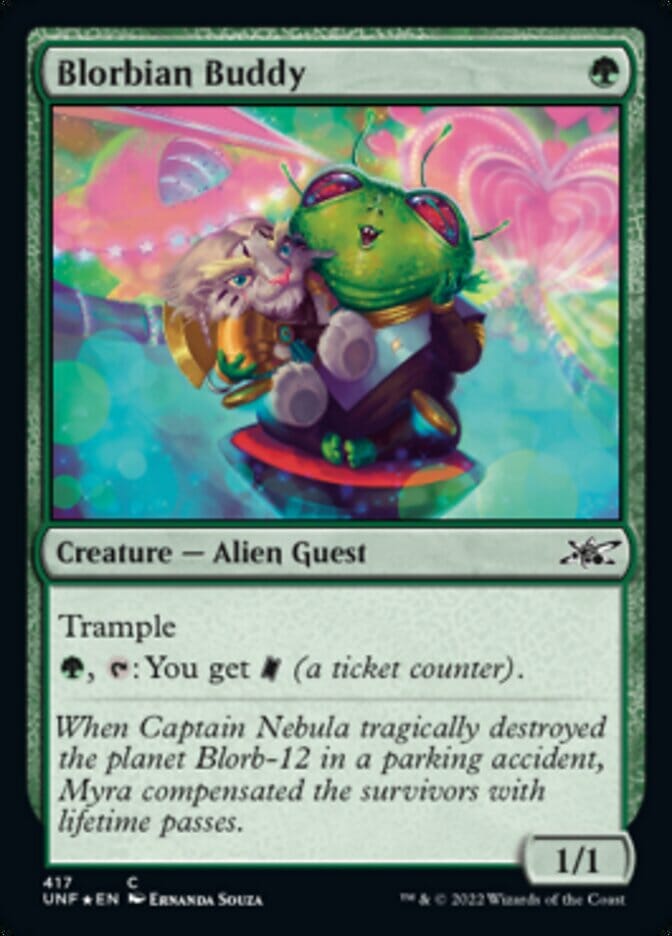 Blorbian Buddy (Galaxy Foil) [Unfinity] MTG Single Magic: The Gathering  | Multizone: Comics And Games