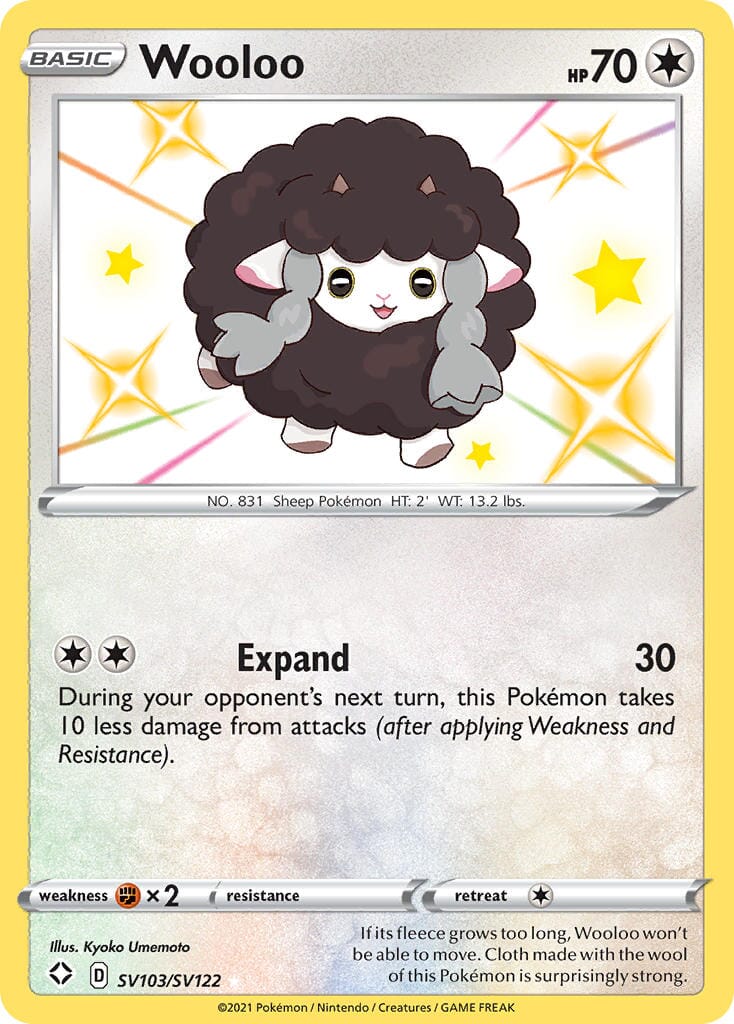 Wooloo (SV103/SV122) [Sword & Shield: Shining Fates] Pokemon Single Pokémon  | Multizone: Comics And Games
