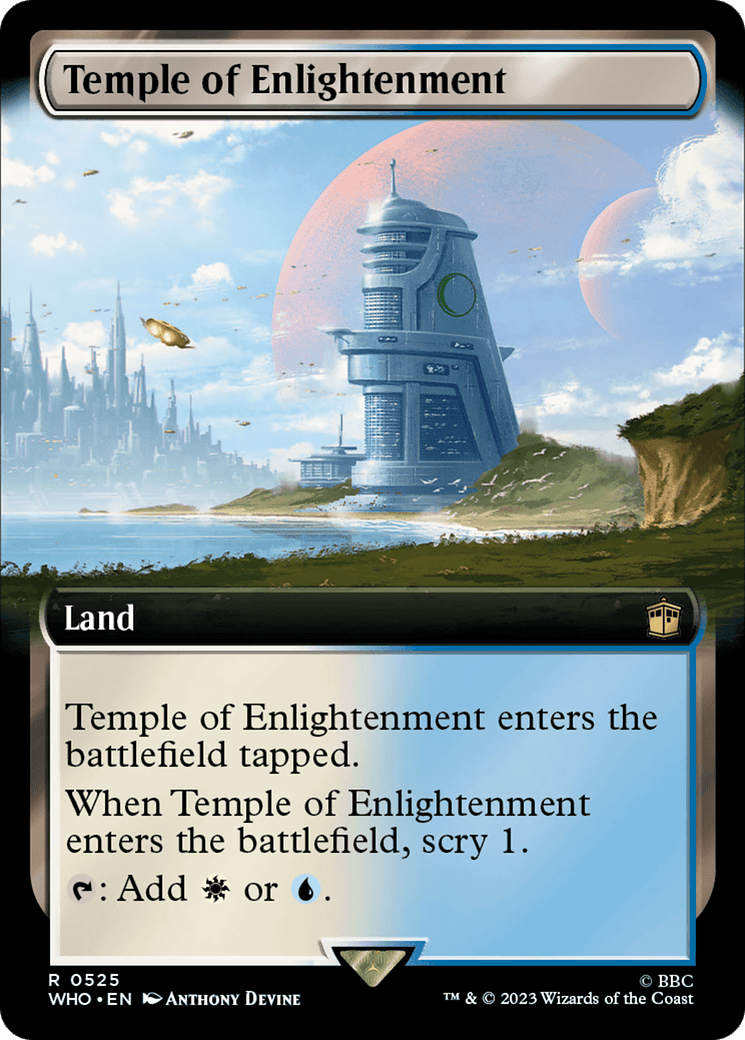 Temple of Enlightenment (Extended Art) [Doctor Who] MTG Single Magic: The Gathering  | Multizone: Comics And Games