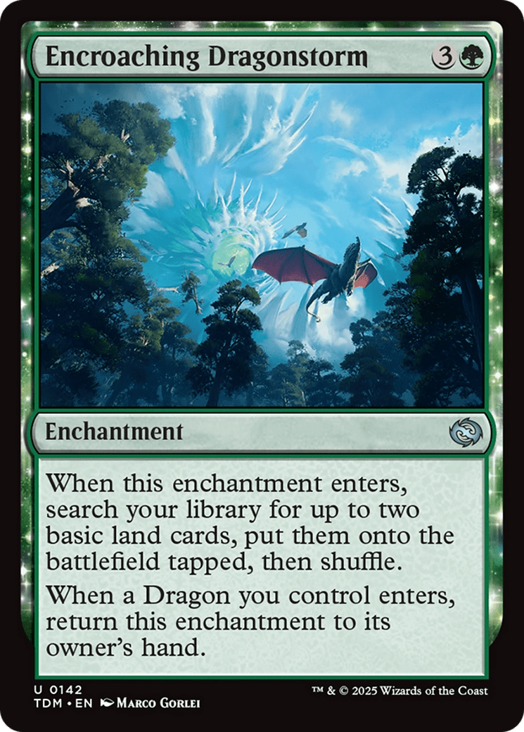 Encroaching Dragonstorm [Tarkir: Dragonstorm] MTG Single Magic: The Gathering  | Multizone: Comics And Games