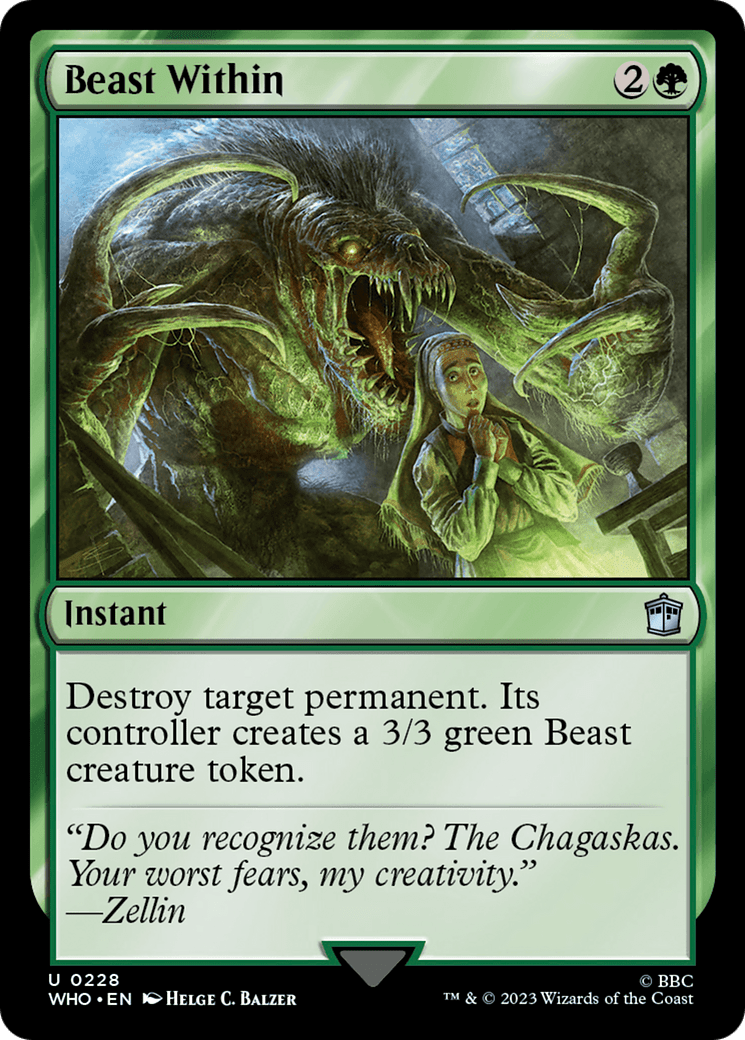 Beast Within [Doctor Who] MTG Single Magic: The Gathering  | Multizone: Comics And Games
