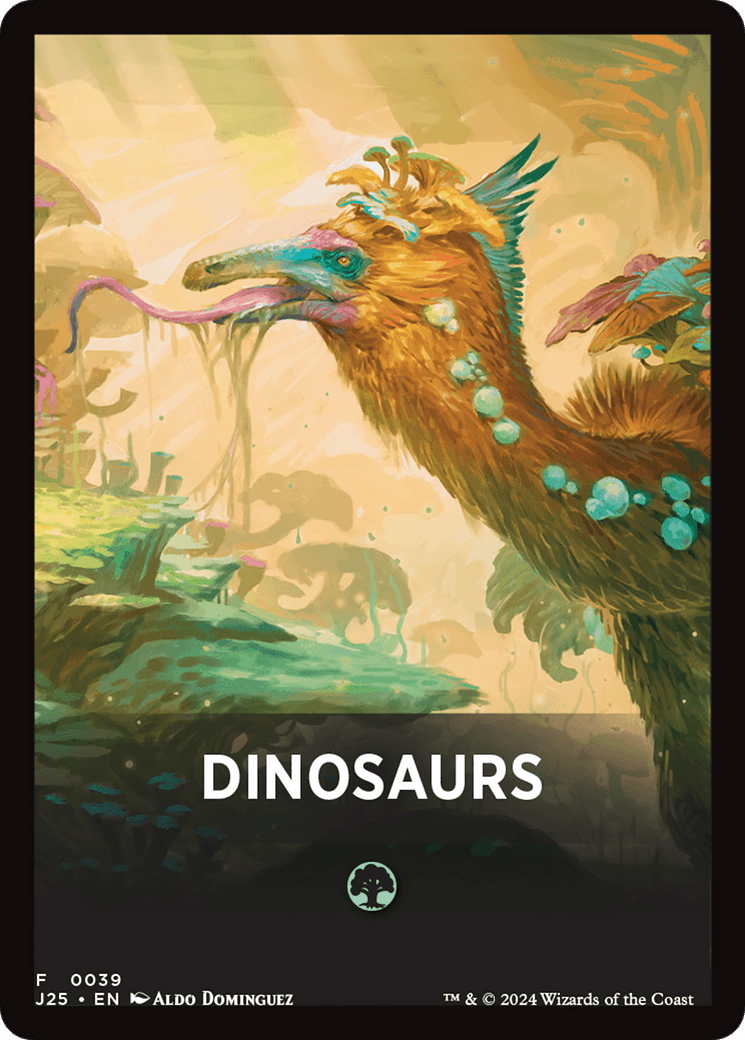 Dinosaurs Theme Card [Foundations Jumpstart Front Cards] MTG Single Magic: The Gathering  | Multizone: Comics And Games