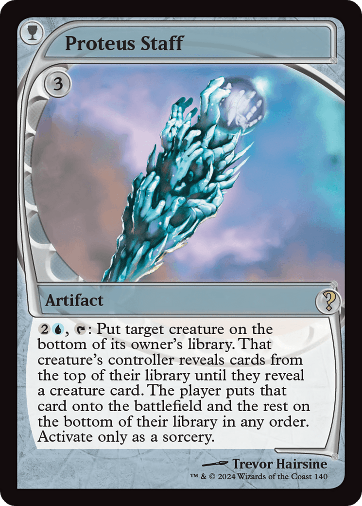 Proteus Staff (Future Sight) [Mystery Booster 2] MTG Single Magic: The Gathering  | Multizone: Comics And Games