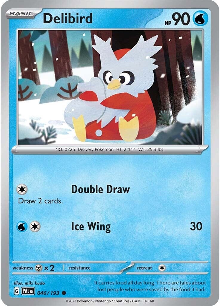 Delibird (046/193) [Scarlet & Violet: Paldea Evolved] Pokemon Single Pokémon  | Multizone: Comics And Games