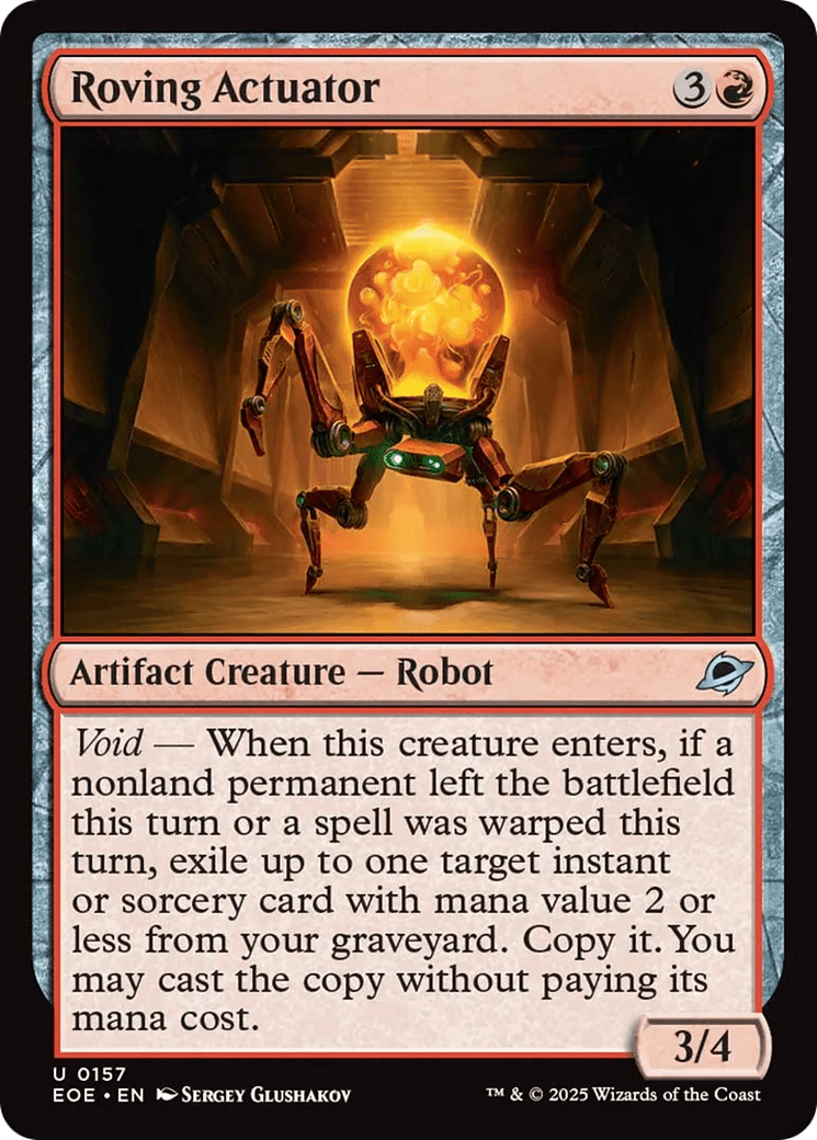Roving Actuator [Edge of Eternities] MTG Single Magic: The Gathering  | Multizone: Comics And Games