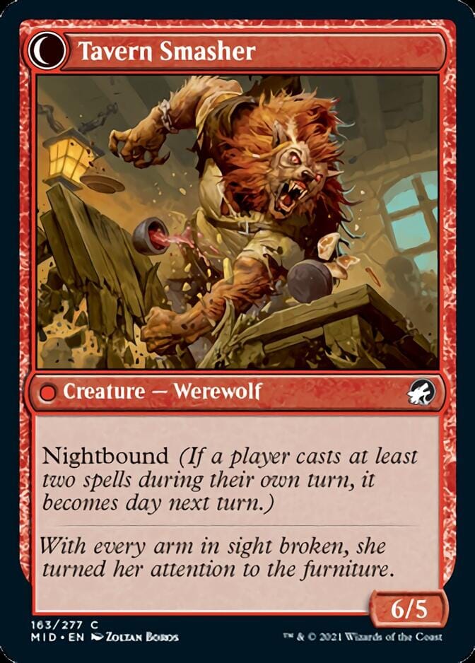 Tavern Ruffian // Tavern Smasher [Innistrad: Midnight Hunt] MTG Single Magic: The Gathering  | Multizone: Comics And Games