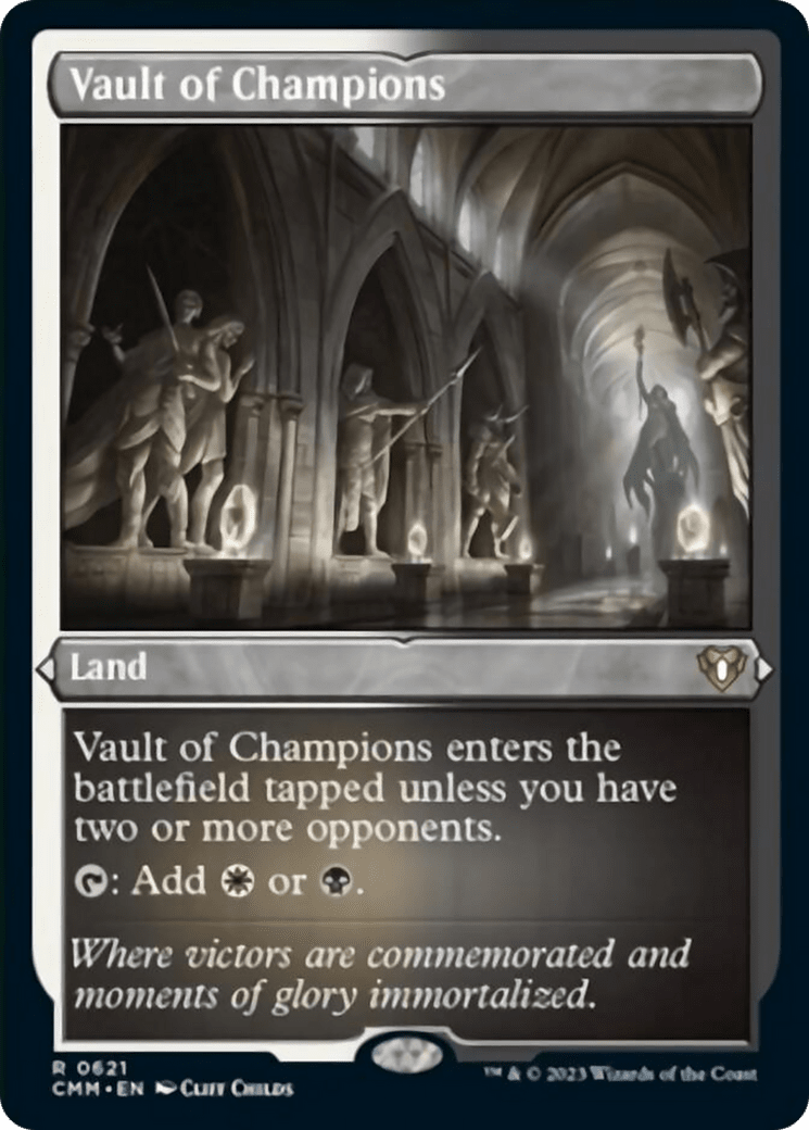 Vault of Champions (Foil Etched) [Commander Masters] MTG Single Magic: The Gathering  | Multizone: Comics And Games