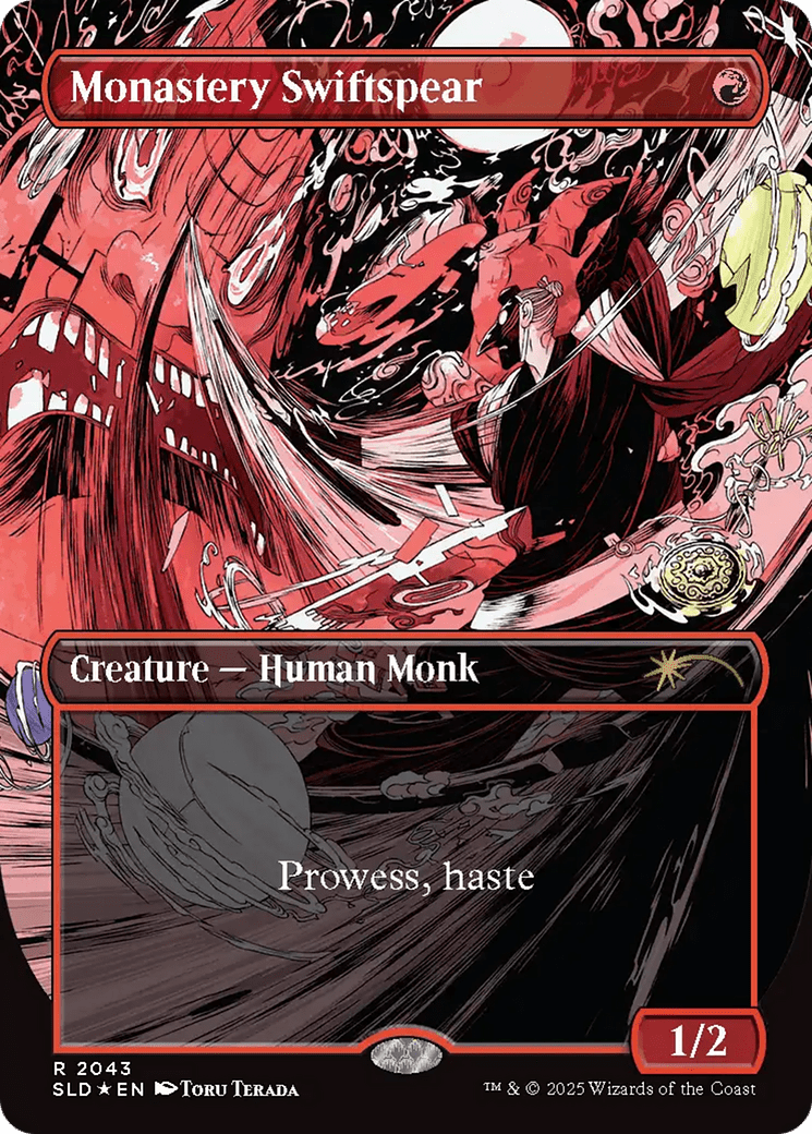 Monastery Swiftspear (2043) (Raised Foil) [Secret Lair Drop Series] MTG Single Magic: The Gathering  | Multizone: Comics And Games