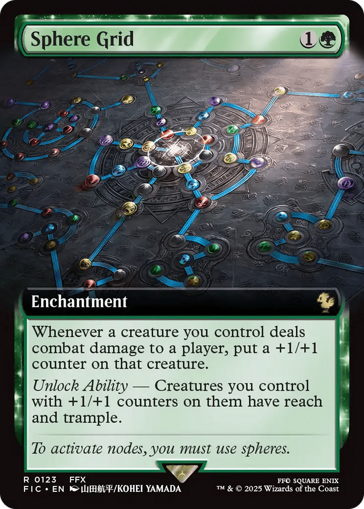 Sphere Grid (Extended Art) [FINAL FANTASY Commander] MTG Single Magic: The Gathering  | Multizone: Comics And Games