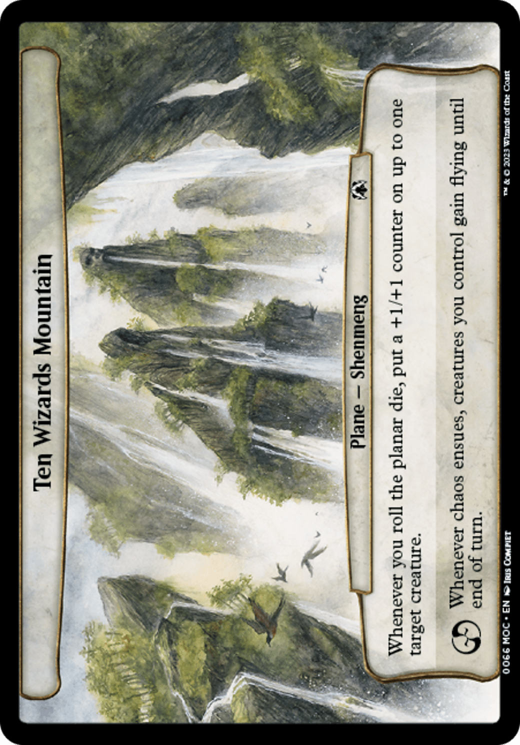 Ten Wizards Mountain [March of the Machine Commander] MTG Single Magic: The Gathering  | Multizone: Comics And Games