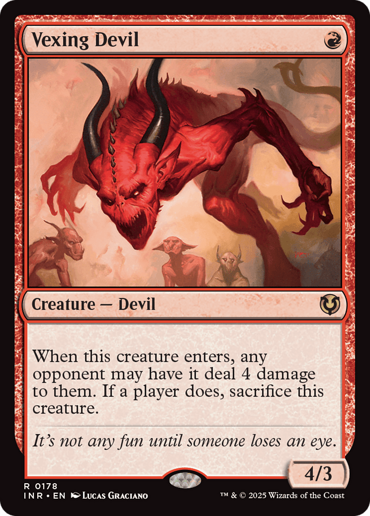 Vexing Devil [Innistrad Remastered] MTG Single Magic: The Gathering  | Multizone: Comics And Games
