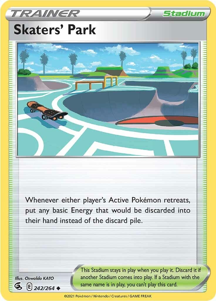 Skaters' Park (242/264) [Sword & Shield: Fusion Strike] Pokemon Single Pokémon  | Multizone: Comics And Games
