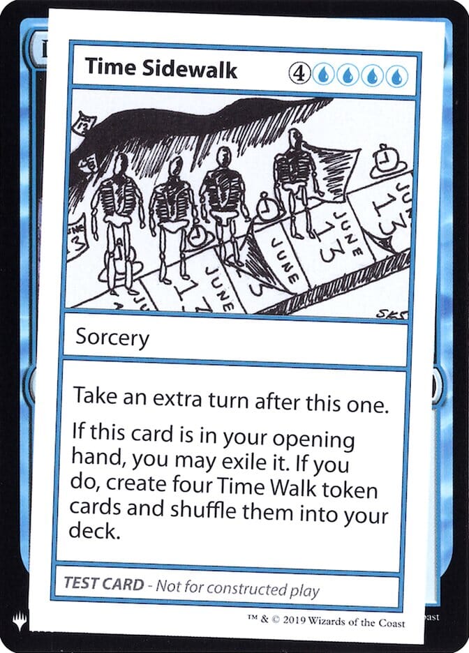 Time Sidewalk [Mystery Booster Playtest Cards] MTG Single Magic: The Gathering  | Multizone: Comics And Games
