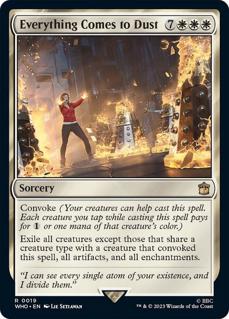 Everything Comes to Dust [Doctor Who] MTG Single Magic: The Gathering  | Multizone: Comics And Games